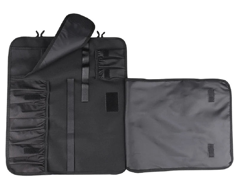 Chef Knife Roll Bag Kitchen Meat Cleaver Slicing Utensils Storage Pocket Camping Hunting Nakiri Japanese Knives Carry Case