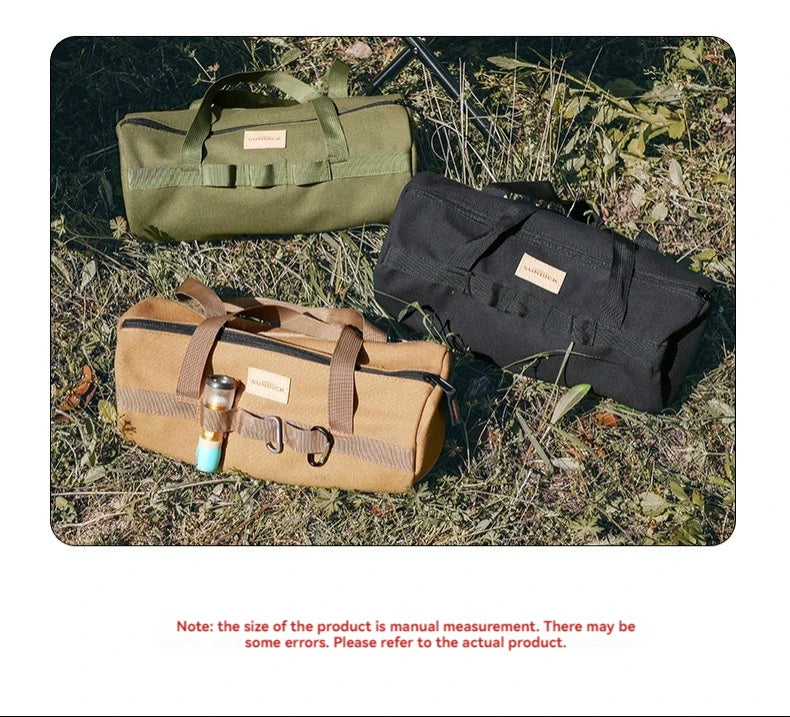 Outdoor Picnic Carrying Case Camping Bag Cutlery Pouch Larg Capacity Tableware Handbag Portable for Travel Supplies