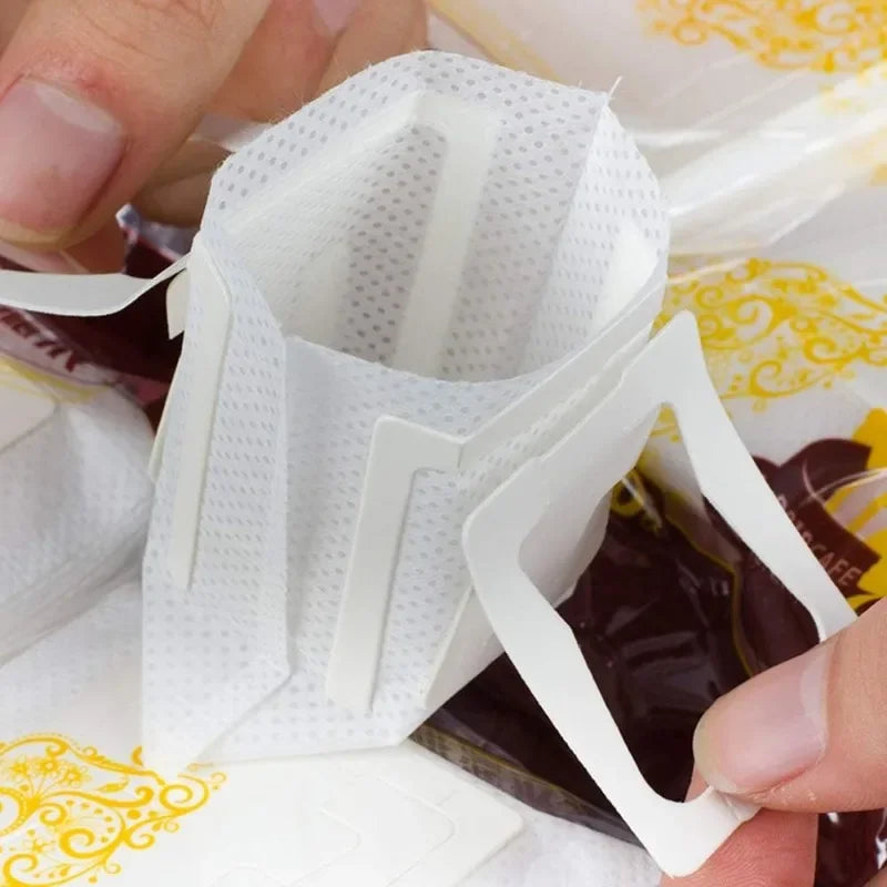 Coffee Filter Bags Disposable Drip Coffee Paper Pack Portable Hanging Ear Espresso Coffee Serve Making Tool Accessories
