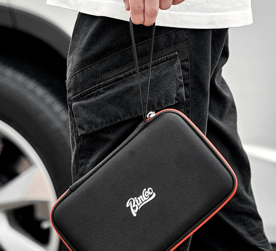 Portable Hand-shaking Bean Grinder Storage Bag Coffee Grinder Protective Case Portable Takeaway Bag Coffee Utensils Storage Bag