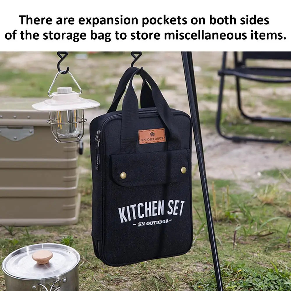 8pcs Camping Kitchen Cookware Set Portable Outdoor Travel Utensils Stainless Steel Cooking and Grilling Set for BBQ Picnic